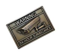 Camera Signs For Property - Security Warning Sign For Home And Business | Weather Resistant With Bold Graphics, Visible Indoor Outdoor Placement For Safety And Theft Prevention