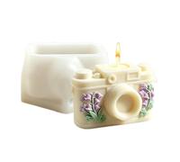 Camera Silicone Mold - 3D Resin Clay Craft Decorations | Silicone Chocolate Cake Candy Mould | Flexible 3D Lily Of The Valley Retro Design For Soap Cupcake Topper Gum Paste Plaster Crafts Desk Home Of