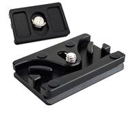 Camera Tether Cable Clamp - Wire Organizer Clip | Aluminum Alloy Silicone Cable Protector for Photography Videography Live Streaming Conference Studio Travel 6x3.8x10.5cm Efficient Tidy Setup Durable