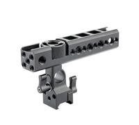 Camera Top Handle, Empuñadura Superior NATO con Abrazadera de Varilla de 15mm y Soportes de Zapata fría, Compatible con Jaula/cámaras DSLR/videocámara Sony A6500