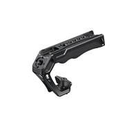 Camera Top Handle, Mango Superior de cámara con pasadores de localización de Tornillo de 3/8" for ARRI, Agarre de Silicona Antideslizante Compatible con Jaula de cámara