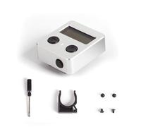 Camera-Top Light Meter, External Metal Camera Light Meter, One-Click Real-Time Metering, Extremely Long Standby Time, 30° Average Metering, for Camera Photography(Silver)