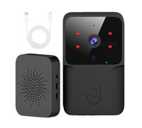 Camera Video 8.5x5.3x2.4cm, WiFi Wireless Video Ring Security Camera, Long-Lasting Smart for Home, Apartment, Villa, Office