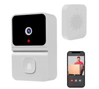 Camera Wireless - 4.06 * 3.39 * 1Smart Camera With Chime Motion Detector | Anti-Theft Device WiFi Video Doorbells Cameras With HD Night Vision |Video | 2-Way Audio, Cloud Storage
