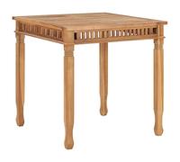 Camerina Mesa de Comedor de jardín Madera Maciza de Teca 80x80x80 cm mesas de terraza y jardín Mesa de Jardin Mesa de terraza Exterior Mesa y sillas de Exterior