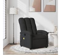 Camerina Sillón reclinable de Masaje de Tela Negro Butacas De Salon Sofa Gaming Mecedora Salon