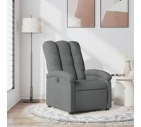 Camerina Sillón reclinable de Tela Gris Oscuro Sofa Individual Sillon Masaje Relax Sofa 1 Plaza