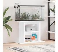 Camerina Soporte para Acuario Madera de ingeniería Blanco 80x35x60 cm Acuario 120 litros