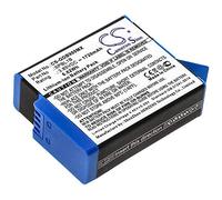 Cameron Sino ACCCHEN - Batería recargable para AHDBT-901, Hero 10, Hero 11, Hero 12, Hero 9 (1720mAh / 6.62Wh) ADBAT-001, ADBAT-011, SPBL1B, SPBL1B-C