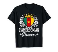 Cameroonian Princess Cameroon Flag Proud Cameroonian Girl Camiseta