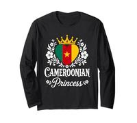 Cameroonian Princess Cameroon Flag Proud Cameroonian Girl Manga Larga