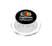 Cameroonian Princess Cameroon Flag Proud Cameroonian Girl PopSockets PopGrip para MagSafe