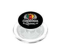 Cameroonian Queen Cameroon Flag Proud Cameroonian Woman PopSockets PopGrip para MagSafe