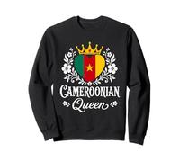 Cameroonian Queen Cameroon Flag Proud Cameroonian Woman Sudadera