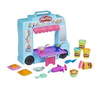 Cami n de helados Play-Doh Kitchen Creations, juego de juguetes para ni os, 20 accesorios de cocina, 5 colores, juguetes preescolares para ni as