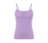 Cami Top with Built In Bra - Modal Tank Top Damen Locker Trägershirt Sexy Top Sommer Unterhemd Basic Tops vielseitig Tanktop Sport Yoga Camisole Camisole Cami Camisola Cami Monocolor Halter Ärmellos
