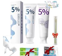 Camic Bisindole Toothpaste - Consentbil Repair Toothpaste, Protect Gums and Repair Damaged Teeth, Toothpaste Brightening & Stain Removing, Fresh Breath (2PCS D)