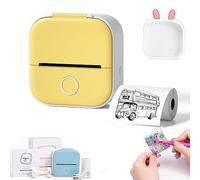 Camic Doodle Dash Printer, Print Pod, Notebuddy Mini Portable Printer, Note Buddy Mini Printer, Inkless Sticker Printer, Mini Pocket Printer for DIY Scrapbook (1PC E)