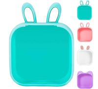 Camic Doodle Dash Printer, Print Pod, Notebuddy Mini Portable Printer, Note Buddy Mini Printer, Inkless Sticker Printer, Mini Pocket Printer for DIY Scrapbook (Green Rabbit Silicone Case)