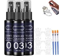 Camic Jewelry Cleaner 03 for All Jewelry, Anti Tarnish Jewelry Cleaner, Magic Incredible Jewelry Cleaner 03, Quick Jewelry Cleaning Spray (3PCS)