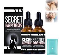 Camic Secret Happy Drops, PleasurePeak Oral Drops, Oral Drops, Enhancing Sensitivity and Pleasure, Boost Energy Levels, Promoting Relaxation, Promoting Improved Blood Flow (2PCS)