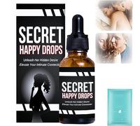 Camic Secret Happy Drops, PleasurePeak Oral Drops, Oral Drops, Enhancing Sensitivity and Pleasure, Boost Energy Levels, Promoting Relaxation, Promoting Improved Blood Flow (1PC)