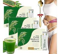 Camic Wanrentang Barley Seedling Powder, Barley Seedling Powder, Organic Barley Grass Powder for Big Belly and Fat People, Good for Health Body Shape (60PCS/ 3Boxes)