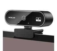 Cámica Web 4 K - Cámara De Video Ultra Hd | Monitor De Computadora Inalámbrico Para Llamadas Comerciales, Juegos De Escritorio Para Computadora Portátil, Enseñanza en Línea, Conferencia Virtual, Equip