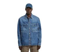 G-STAR 8721136008785 Camiseta de manga corta Mosa, Azul (worn in waterways D26462-D788-H127), L
