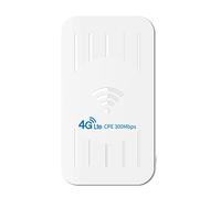 Camiesy Router 4G Soporta Poe Fuente de Alimentación con Ranura para Tarjeta SIM Exterior IP65 Impermeable 300 Mbps (Enchufe UE)