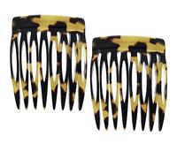 Camila Paris CP2008/2 - Peine lateral para el pelo francés hecho a mano, pequeño Tokio, pinzas para el pelo decorativas, pinzas de sujeción fuerte para mujeres, moño, moño, peinado, accesorios para el