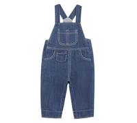 Camilife Niños Pequeños Niño Niña Básico Vaquero Petos Monos Algodón Pantalón Vaquero con Tirantes - Azul Vaquero Clásico Talla 86-92