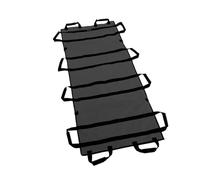 Camilla blanda Camilla de primeros auxilios médica ajustable, portátil, emergencia, con soporte suave, lona gruesa, for pacientes mayores parálisis(Black 1.8M)