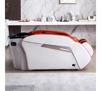 Camilla de masaje con champú avanzado, iluminación futurista, equipo de spa corporal completo, diseño ergonómico, circulación de agua y fumigación.