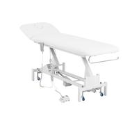 Camilla de masaje eléctrica - 100 W - 200 kg - blanca | physa