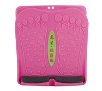 Camilla de pantorrilla, tabla inclinada, tabla de masaje para piernas duradera, de forma segura, portátil, para oficina en casa, color rosa