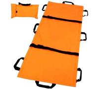 Camilla de Primeros Auxilios Plegable Suave con 8 Asas, Camilla de Emergencia portátil de Lona Gruesa, Elevador de Pacientes, Estiramiento en el hogar.