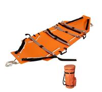 Camilla De Rescate Médica Rodante,Equipo De Búsqueda Y Rescate,Plataforma Blanda Portátil For Emergencias En Gran Altitud,Equipo De Rescate Plegable For Exteriores(Orange)