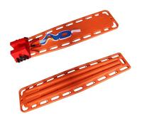 Camilla de rescate para piscina con soporte de plástico para la cabeza y el cuello, sistema de sujeción para la inmovilización de la columna vertebral, capacidad de carga de 350 lb/159 kg