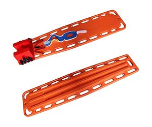 Camilla de rescate portátil, Camilla de Salvamento para Piscinas con Cama para la Cabeza y Collarín Sistema de Cinchas de Inmovilización Espinal de la Camilla de Salvamento Acuático