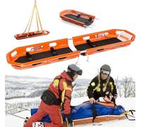 Camilla de Rescate portátil con Cesta Plegable y Brida de elevación, camilla de rescate para helicópteros para el transporte urgente de pacientes en hospitales, clínicas, familias, campos deportivos