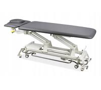 Camilla de terapia Evero V4 ERGO, ajuste eléctrico de altura con barra de control de pie, cojín ERGO, Touch Core k322 gris