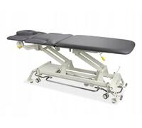 Camilla de terapia Evero X7 ERGO, ajuste eléctrico de altura con barra de control de pie, cojín ERGO, Touch Core k322 gris