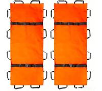 Camilla De Transporte Portátil con 12 Asas De Goma Y Bolsa De Transporte - For Perros, Transportador De Animales For Pacientes For Evacuación De Emergencia De Víctimas, Capacidad(Orange,2pack)
