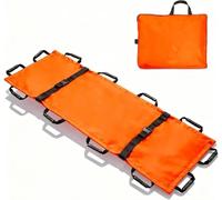 Camilla De Transporte Portátil con 12 Asas De Goma Y Bolsa De Transporte,For Perros,Transportador De Animales For Pacientes Evacuación De Emergencia De Víctimas,Capacidad De 400 Libras(Orange,1pack)