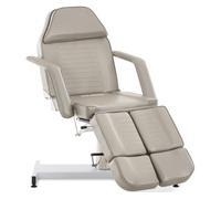 CLP Camilla Estética Hidráulica Split V2 en Cuero PU I Camilla de Masaje Profesional I Silla Dentista Regulable & con Reposabrazos Extraíbles I, Color:Gris