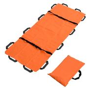 Camilla for perros con asa reforzada y bolsa de transporte. Camilla portátil de 180 x 68 cm con 12 asas. Ideal for transportar animales, rescate de emergencia y evacuación.(Orange)