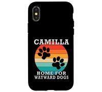 Camilla Home For Wayward Dogs Apellido Carcasa para iPhone X/XS
