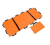 Camilla Médica De Emergencia Suave For El Hogar Con 12 Asas, Portátil, Plegable Y Con Bolsa De Transporte, Ideal For Clínicas, Hospitales Y Familias(Orange)
