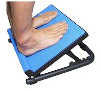 Camilla para pantorrillas XL hasta 200 kg de metal, entrenador de pantorrillas ajustable en 4 niveles, tabla inclinada antideslizante para pies, piernas y pantorrillas, tabla inclinada 37x27cm